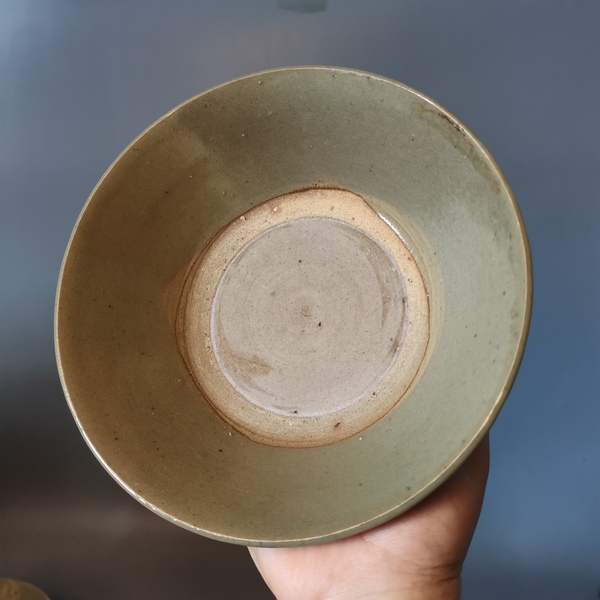 古玩陶瓷明代龍泉青瓷碗拍賣,當前價格139元