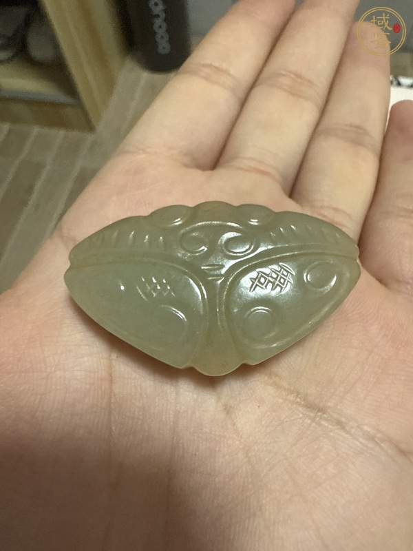 古玩和田玉雕“蝴蝶墜”真品鑒賞圖