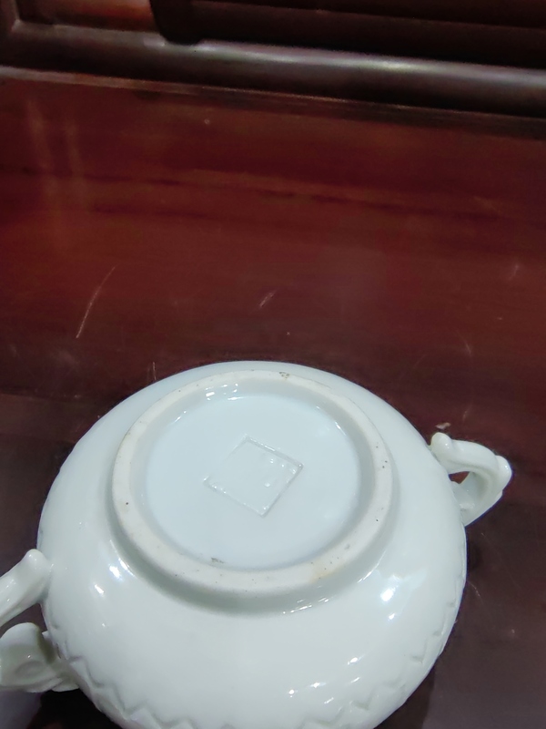 古玩陶瓷民國(guó)獸耳琴爐拍賣，當(dāng)前價(jià)格4800元