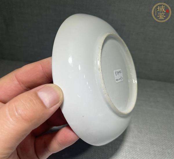 古玩陶瓷乾隆廣彩人物小碟真品鑒賞圖