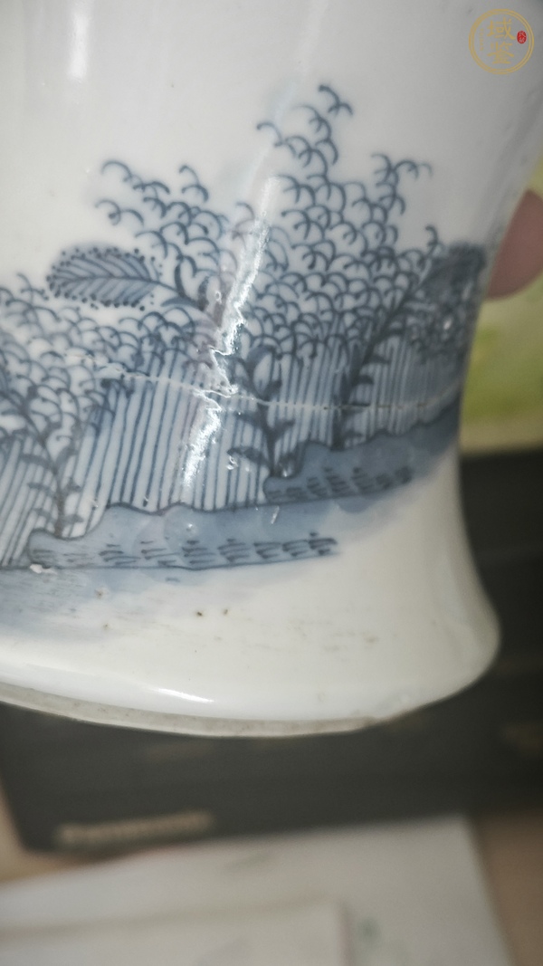 古玩陶瓷青花梅瓶真品鑒賞圖