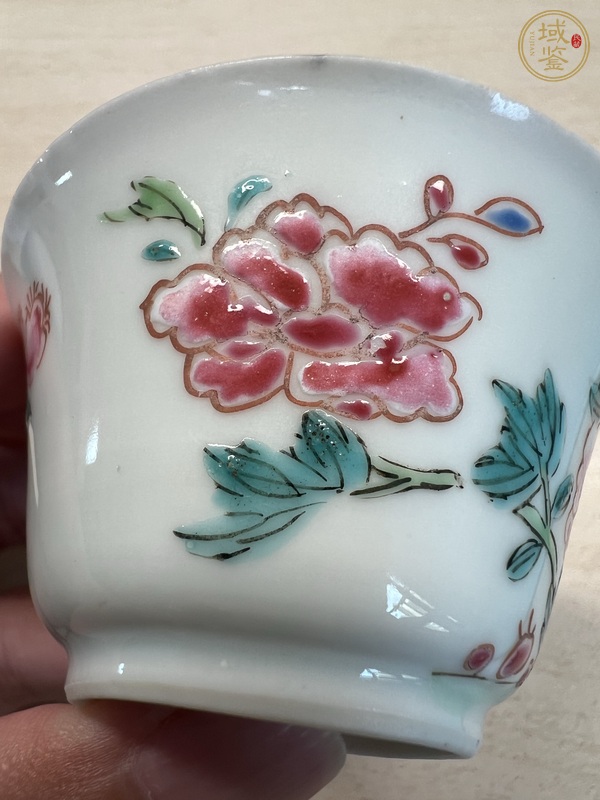 古玩陶瓷粉彩官上官碗真品鑒賞圖
