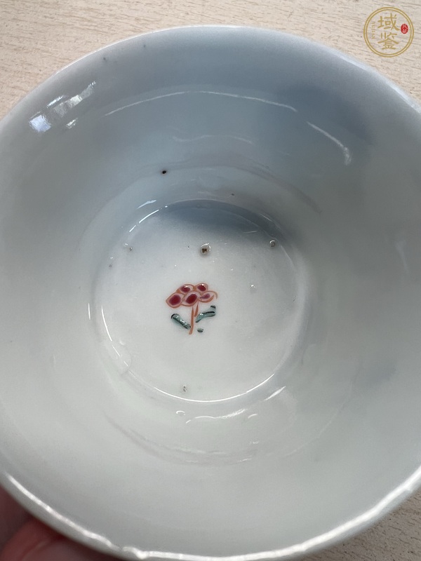 古玩陶瓷粉彩官上官碗真品鑒賞圖