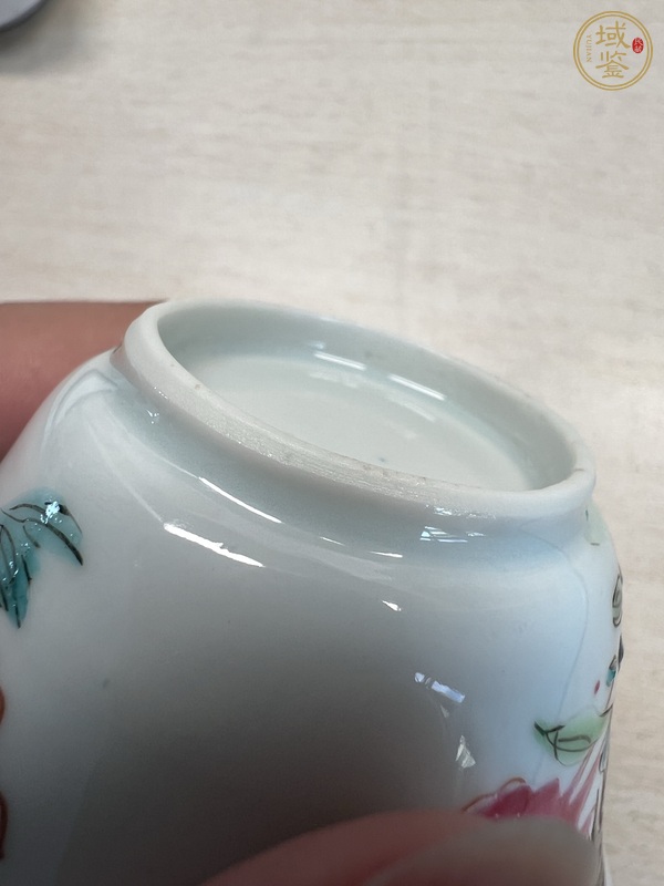 古玩陶瓷粉彩官上官碗真品鑒賞圖