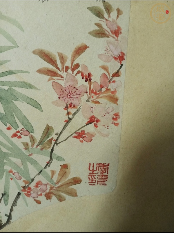 古玩字畫昔年人面憶春風(fēng)真品鑒賞圖