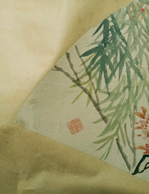 古玩字畫昔年人面憶春風(fēng)真品鑒賞圖