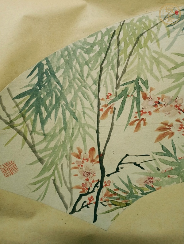 古玩字畫昔年人面憶春風(fēng)真品鑒賞圖