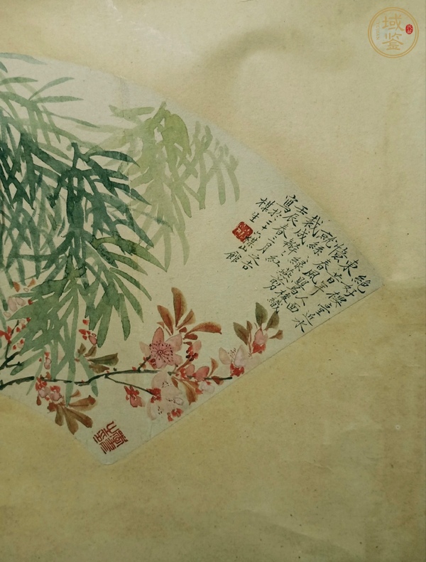 古玩字畫昔年人面憶春風(fēng)真品鑒賞圖