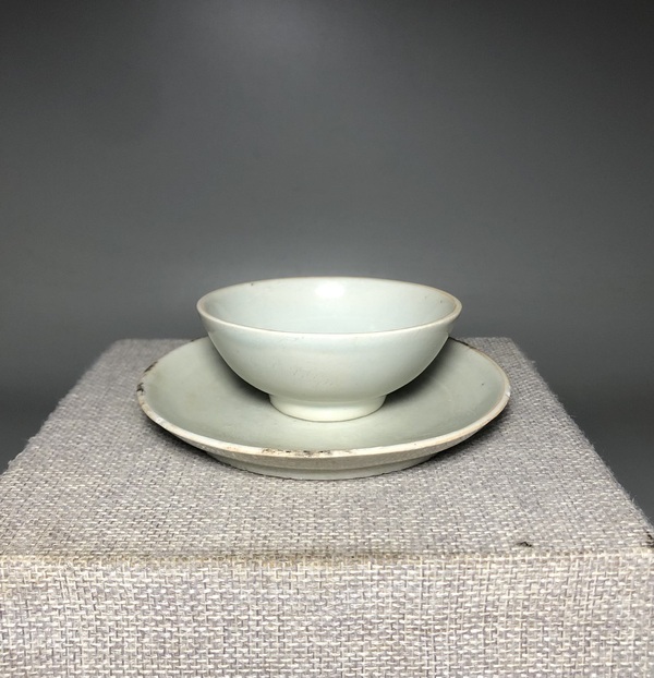古玩轉賣（收藏極品）青白釉杯托拍賣，當前價格5000元