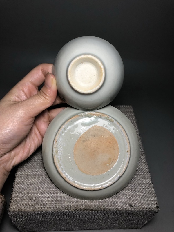 古玩陶瓷（收藏極品）青白釉杯托拍賣(mài)，當(dāng)前價(jià)格999元