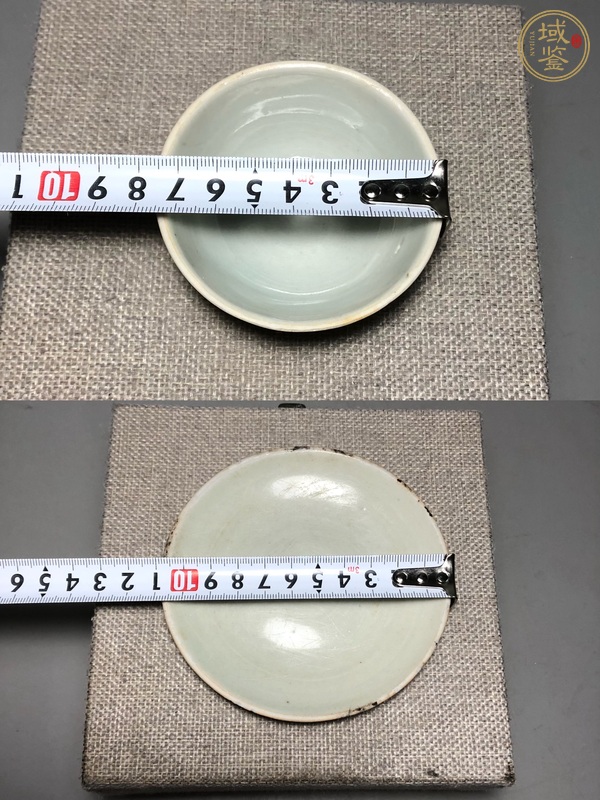古玩陶瓷青白釉杯和托真品鑒賞圖