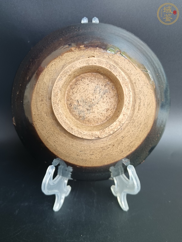 古玩陶瓷澀圈圈足疊燒工藝碗真品鑒賞圖