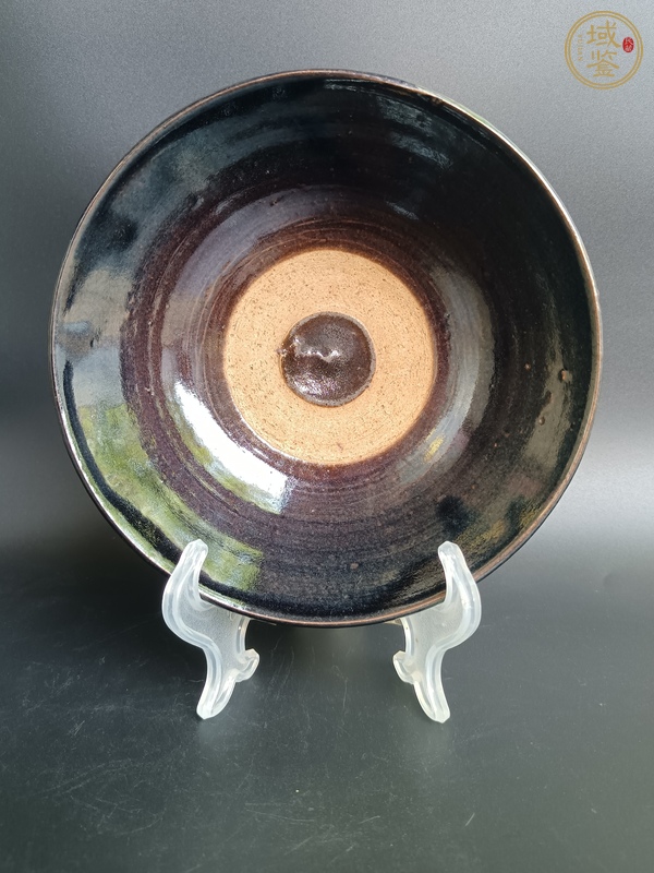 古玩陶瓷澀圈圈足疊燒工藝碗真品鑒賞圖