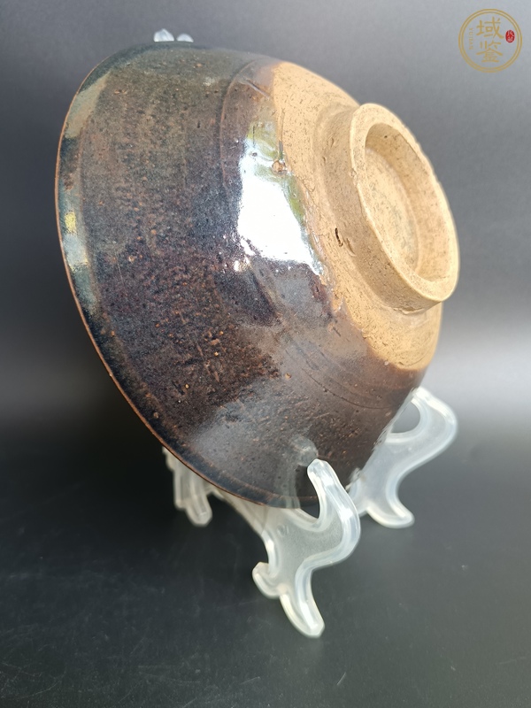 古玩陶瓷澀圈圈足疊燒工藝碗真品鑒賞圖