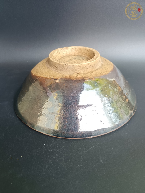 古玩陶瓷澀圈圈足疊燒工藝碗真品鑒賞圖