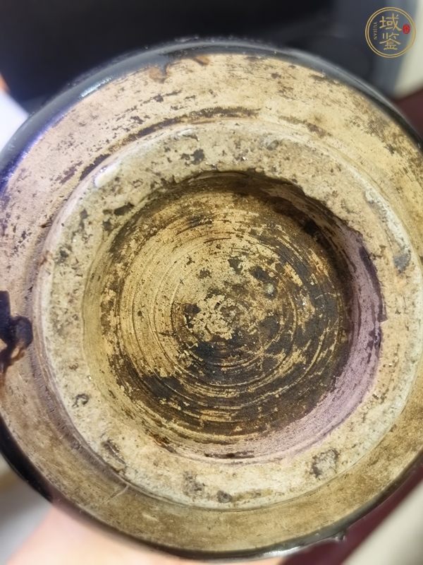 古玩陶瓷黑釉雙系瓶真品鑒賞圖