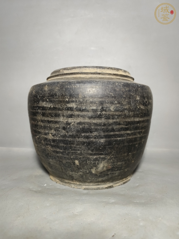 古玩黑陶罐真品鑒賞圖
