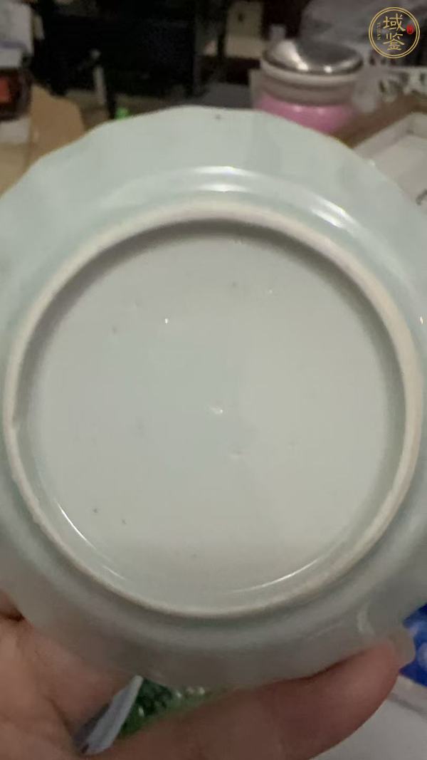 古玩陶瓷青花花口小盤(pán)真品鑒賞圖