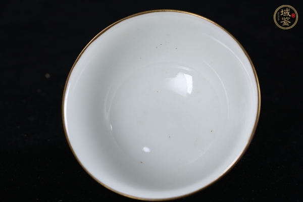 古玩山水紋碗真品鑒賞圖