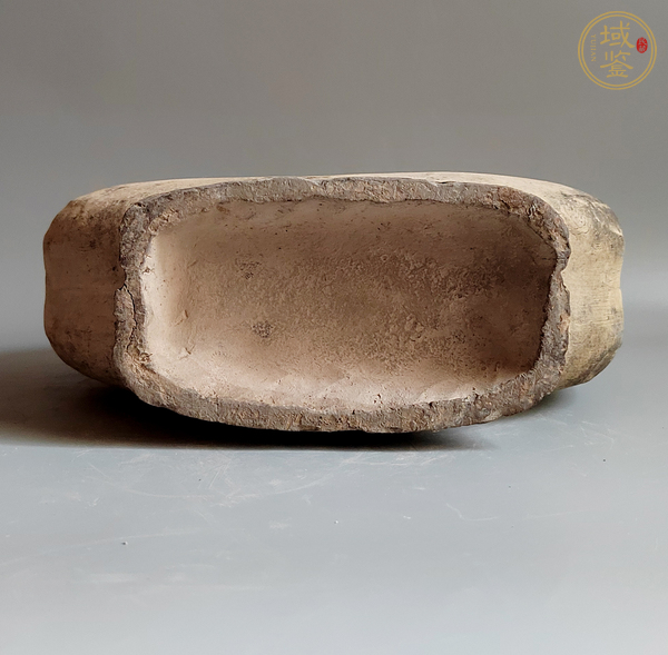 古玩陶瓷灰陶扁壺真品鑒賞圖
