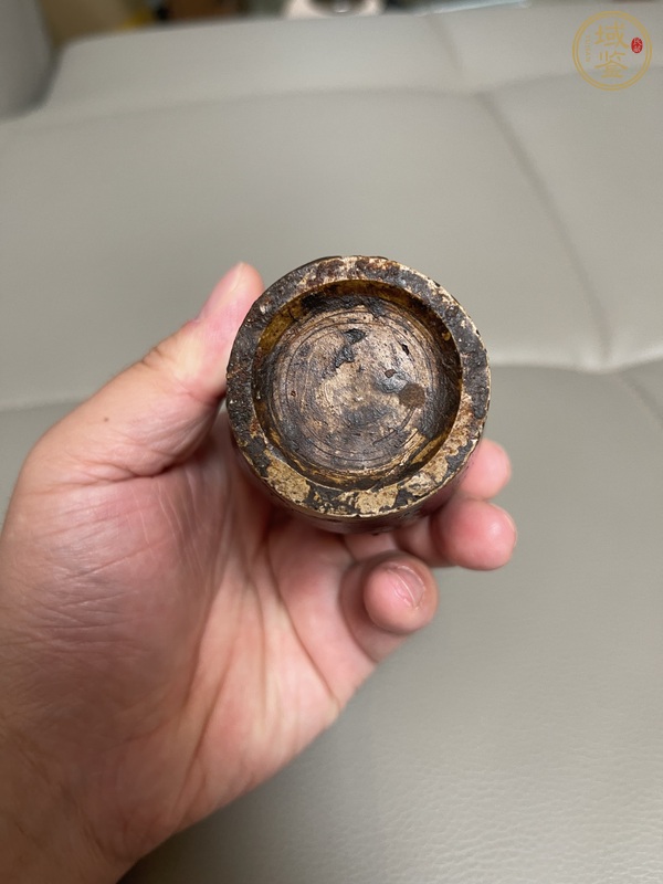 古玩陶瓷醬黑釉小梅瓶真品鑒賞圖