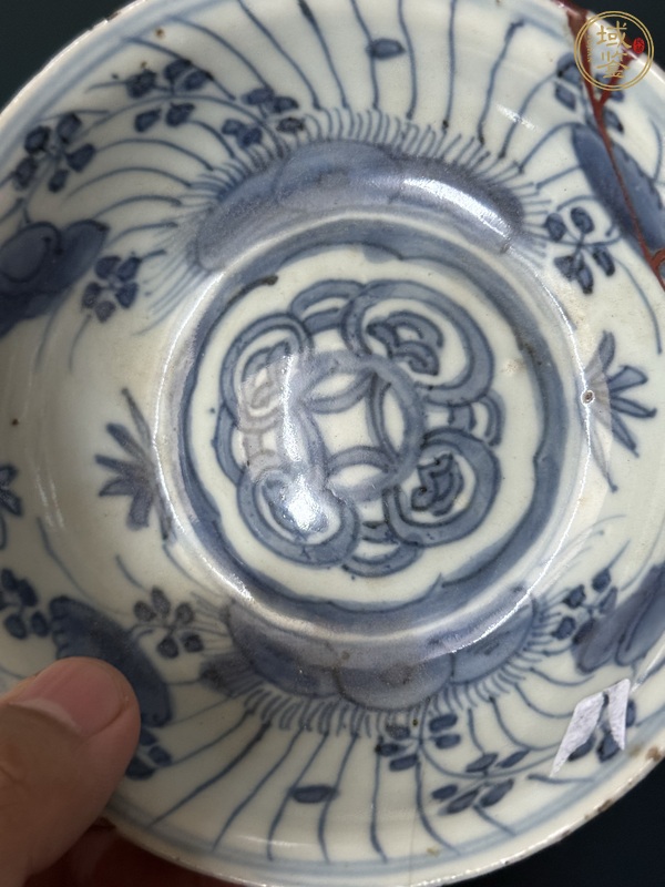古玩陶瓷青花盤真品鑒賞圖