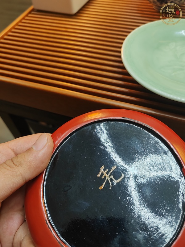 古玩雜項描金漆盤真品鑒賞圖
