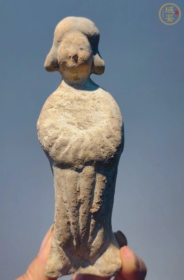 古玩陶瓷陶仕女傭真品鑒賞圖