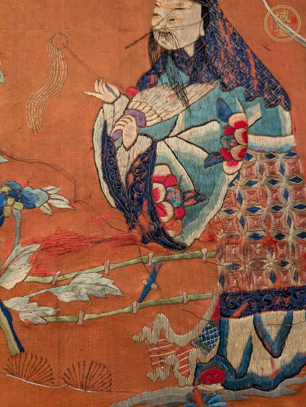 古玩雜項(xiàng)刺繡真品鑒賞圖