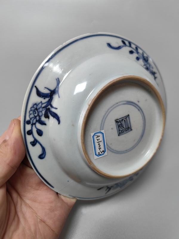古玩陶瓷康熙-一路連升青花盤拍賣，當前價格1688元