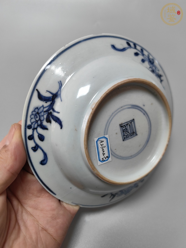 古玩陶瓷一路連升青花盤真品鑒賞圖