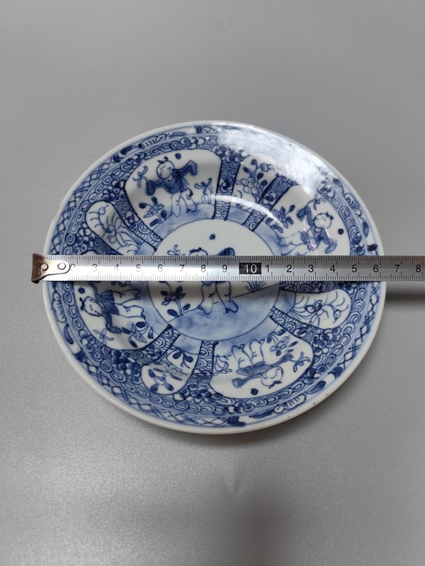 古玩陶瓷康熙-一路連升青花盤拍賣，當前價格1688元