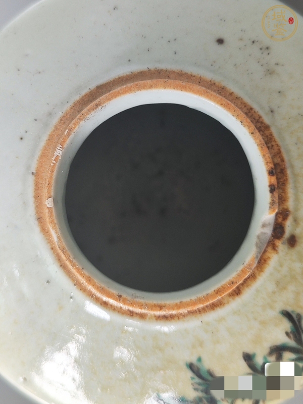 古玩陶瓷粉彩花鳥花卉紋罐真品鑒賞圖