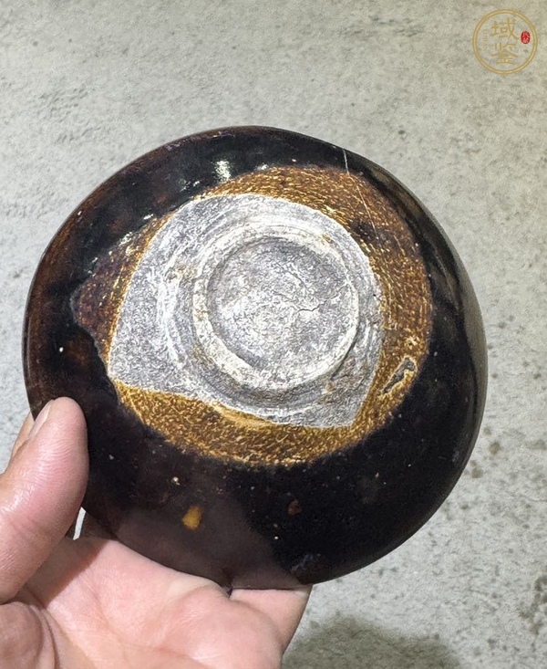 古玩陶瓷吉州窯窯變釉茶盞真品鑒賞圖
