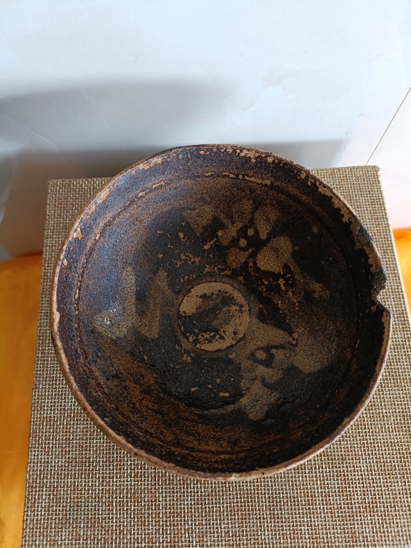 古玩轉(zhuǎn)賣南宋吉州窯月影冰梅盞拍賣,當(dāng)前價格850元
