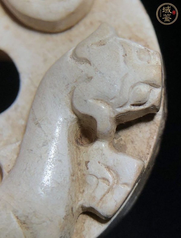 古玩玉器做舊仿古“螭龍紋璧”真品鑒賞圖