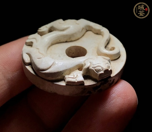 古玩玉器做舊仿古“螭龍紋璧”真品鑒賞圖