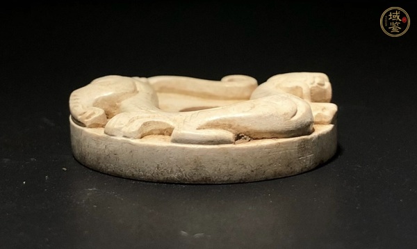 古玩玉器做舊仿古“螭龍紋璧”真品鑒賞圖
