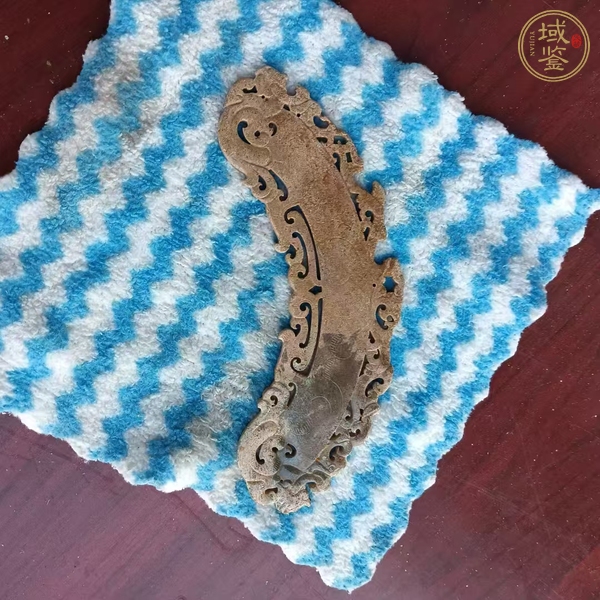 古玩玉器做舊仿漢代“玉璜”真品鑒賞圖