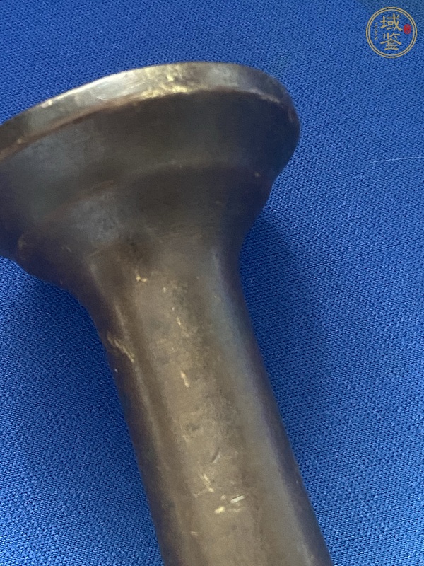 古玩銅器銅花瓶真品鑒賞圖