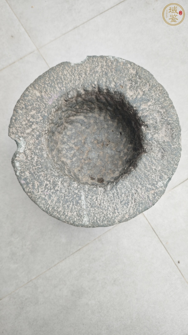 古玩石頭三足獸面爐真品鑒賞圖