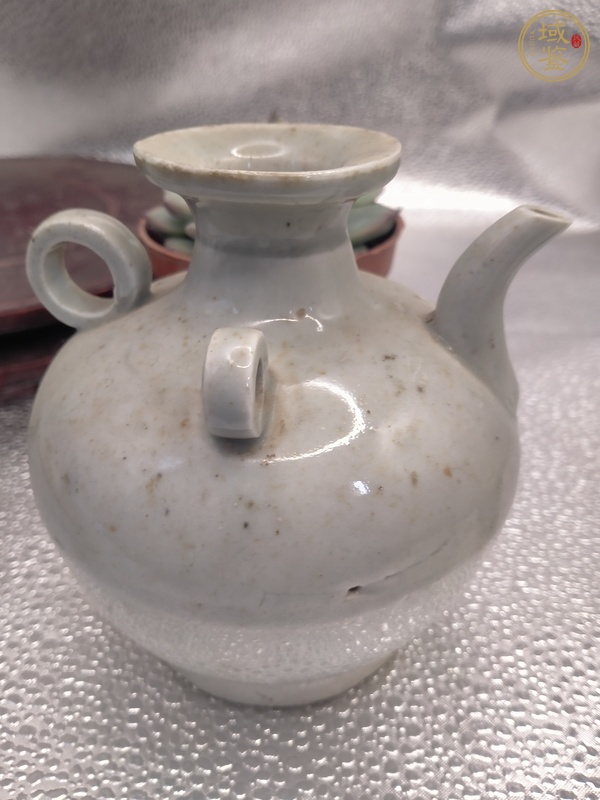 古玩陶瓷青白釉三系執壺真品鑒賞圖