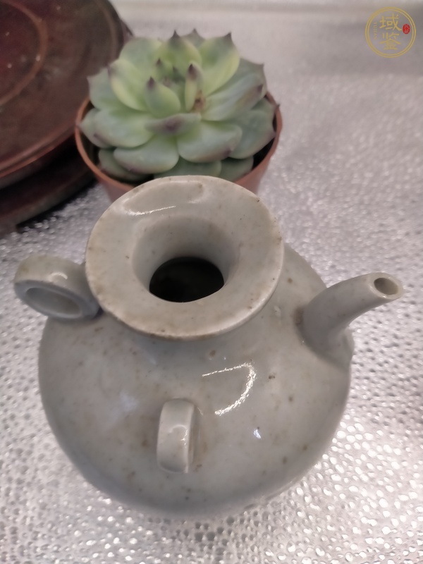 古玩陶瓷青白釉三系執壺真品鑒賞圖