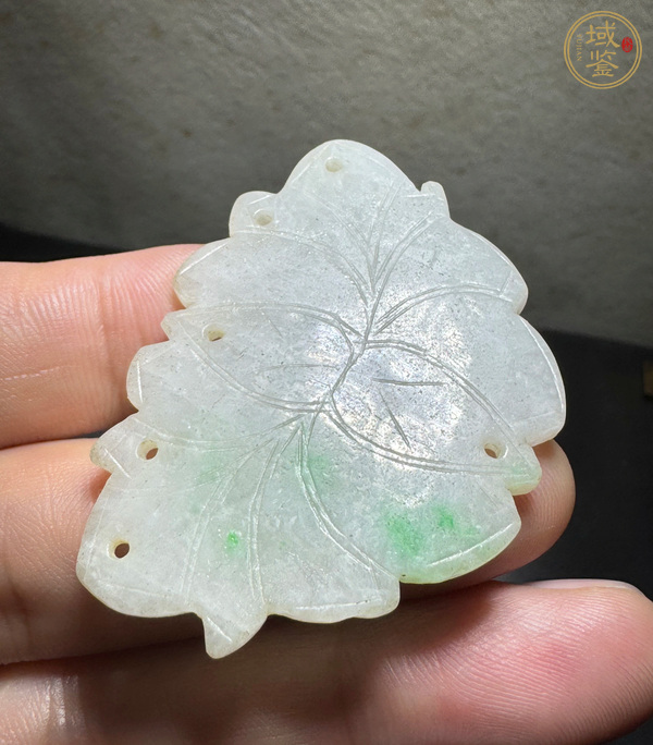 古玩蓮花佩真品鑒賞圖