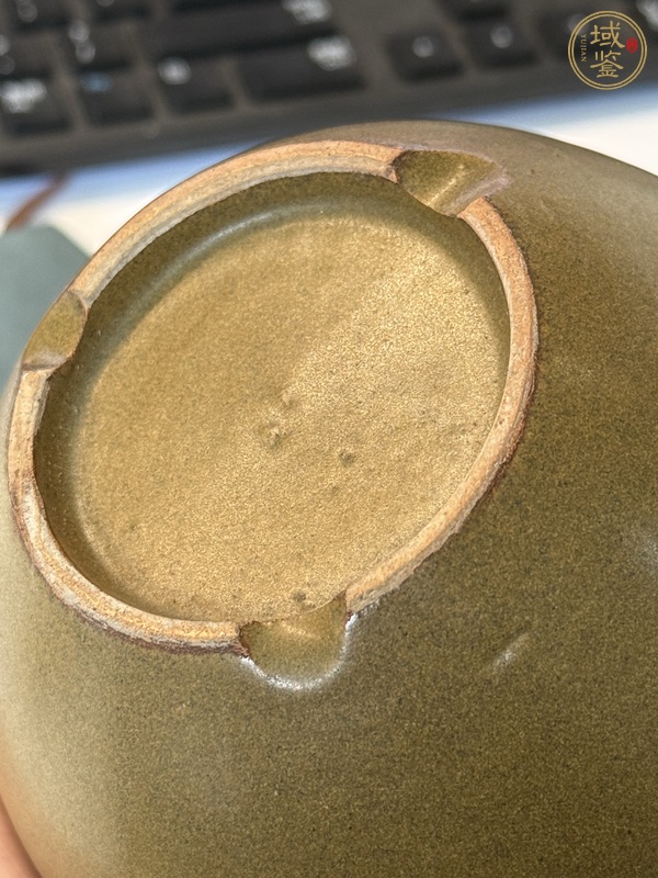古玩陶瓷茶葉末釉案缸真品鑒賞圖
