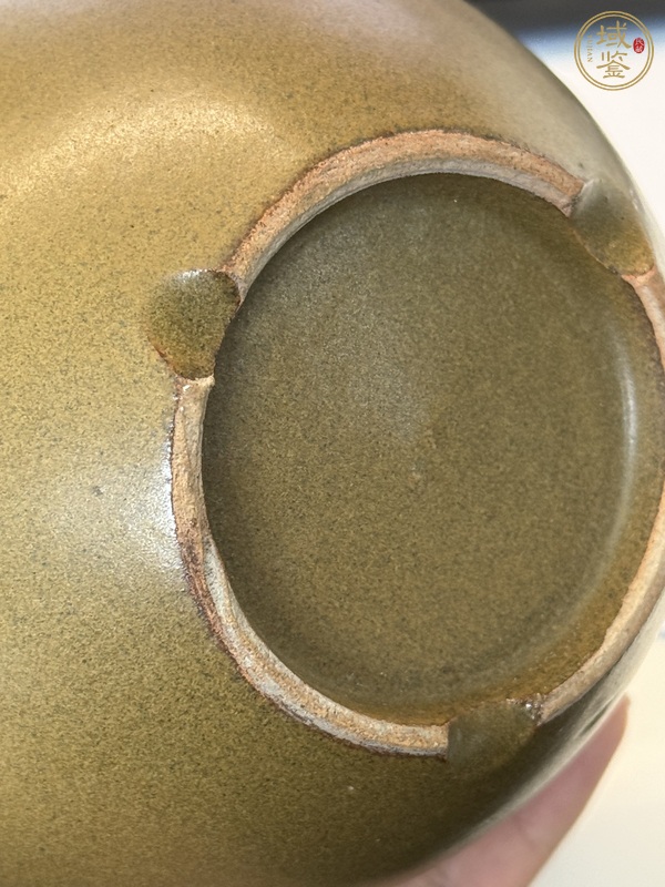 古玩陶瓷茶葉末釉案缸真品鑒賞圖