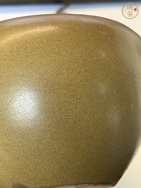 古玩陶瓷茶葉末釉案缸真品鑒賞圖