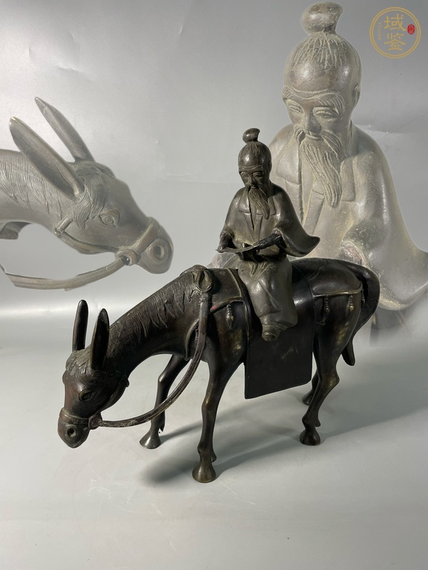 古玩銅造像張國老真品鑒賞圖