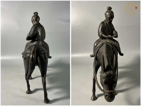 古玩雜項銅造像張國老真品鑒賞圖