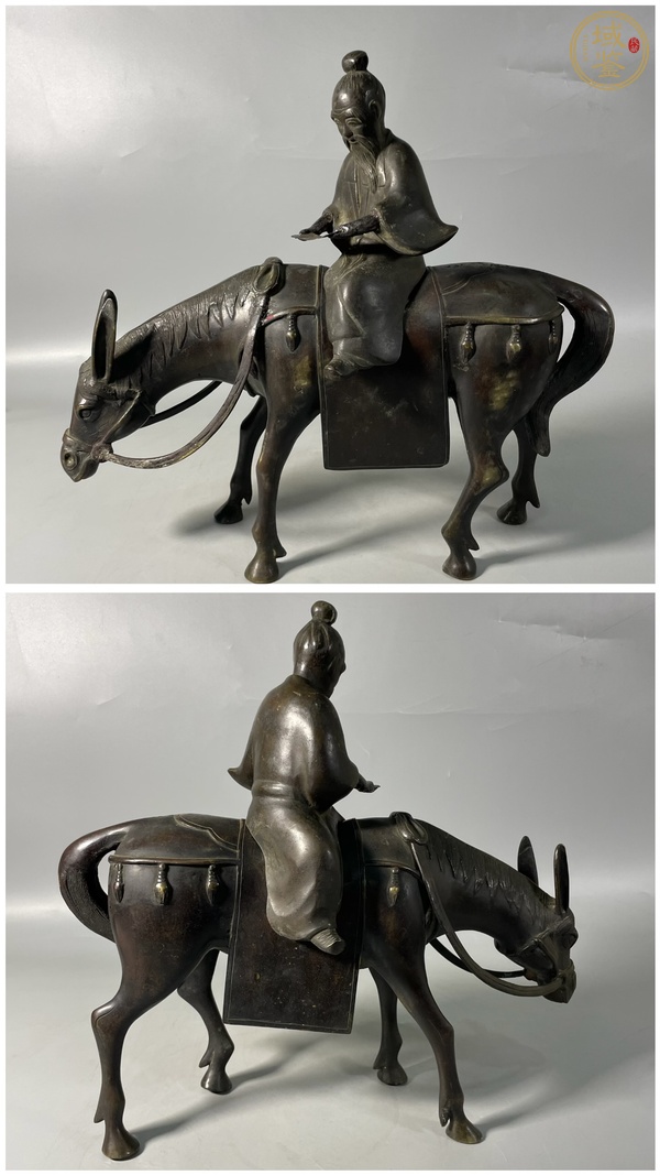 古玩雜項銅造像張國老真品鑒賞圖